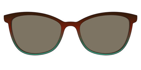 The Polarized Mahogany to Juniper Woodgrain Sun Top