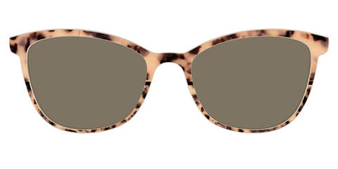 The Polarized Bisque Tortoise Split Sun Top