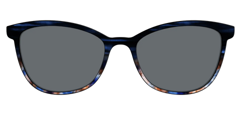 The Polarized Blue Horn Tortoise Sun Top