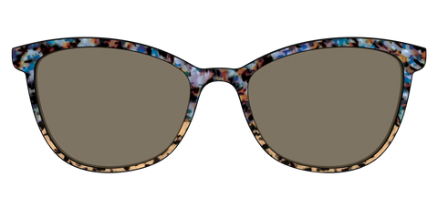 The Polarized Oasis Tortoise Split Sun Top