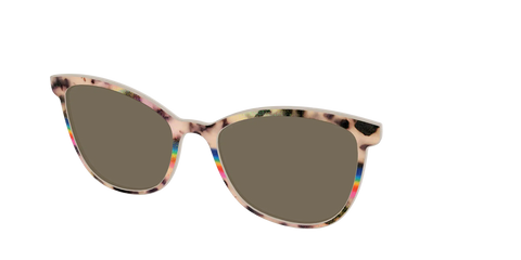 The Polarized Prism Split Tortoise Sun Top
