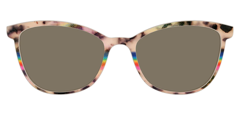 The Polarized Prism Split Tortoise Sun Top