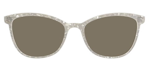 The Polarized White Quartz Pearl Sun Top