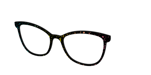 The Rainbow Foil Splatter