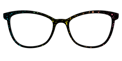 The Rainbow Foil Splatter
