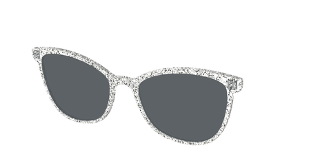 The Polarized Silver Sparkle Sun Top