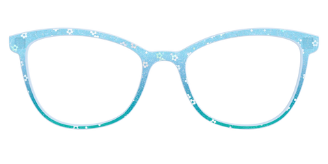 The Sky Blue Crystal with Daisy Glitter