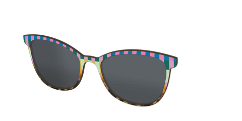 The Polarized Summer Stripes Tortoise Sun Top
