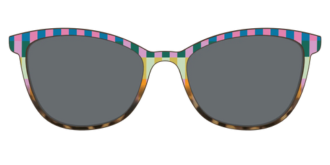 The Polarized Summer Stripes Tortoise Sun Top