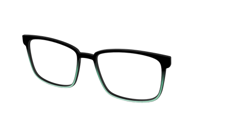 The Black to Spearmint Gradient