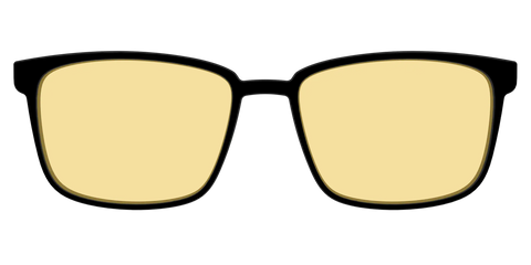 The Black With Citrine Yellow Lens