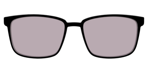 The Black with Gray Gaming Lens