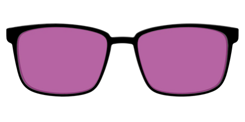 The Black with Violet Golf Lens