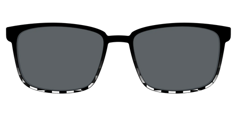 The Polarized Checkerboard Fade Sun Top