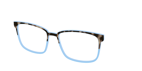 The Denim Tortoise Crystal Split
