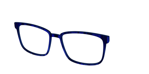The Indigo Moire Stripes