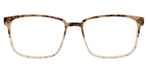 The Khaki Tortoise Crystal Split with Gold Flakes