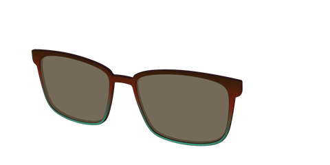 The Polarized Mahogany to Juniper Woodgrain Sun Top