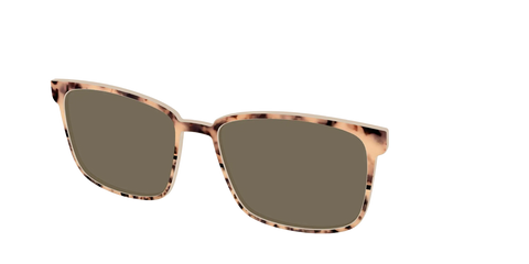 The Polarized Bisque Tortoise Split Sun Top