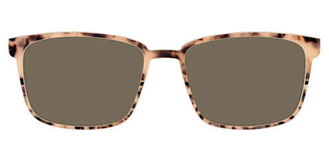 The Polarized Bisque Tortoise Split Sun Top