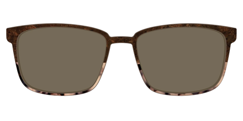 The Polarized Dark Oak Tortoise Split Sun Top