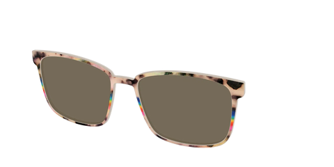 The Polarized Prism Split Tortoise Sun Top
