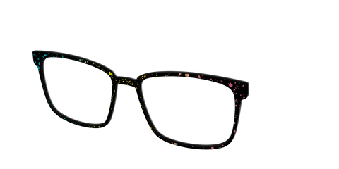The Rainbow Foil Splatter