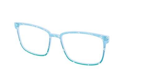 The Sky Blue Crystal with Daisy Glitter