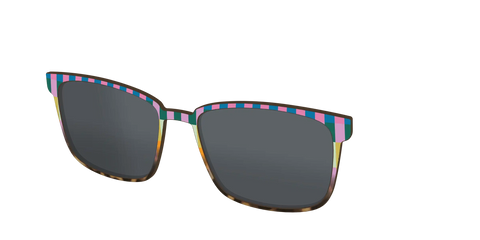 The Polarized Summer Stripes Tortoise Sun Top