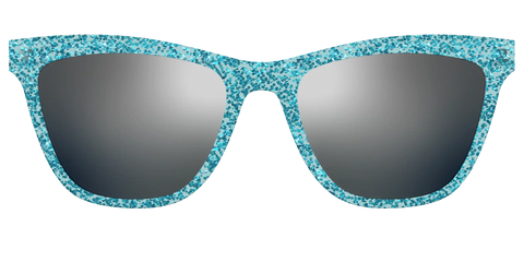 The Polarized Aquamarine Sparkle Sun Top
