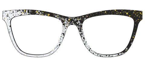 The Black & White Splatter