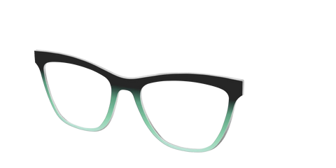 The Black to Spearmint Gradient