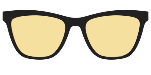 The Black With Citrine Yellow Lens