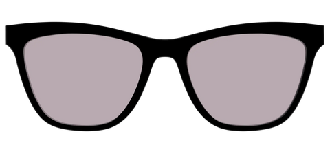 The Black with Gray Gaming Lens