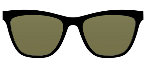 The Black with Green Racquet Sport Lens