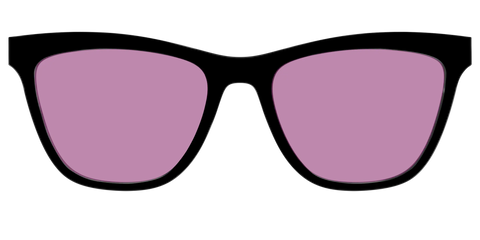 The Black with Pink Racquet Sport Lens