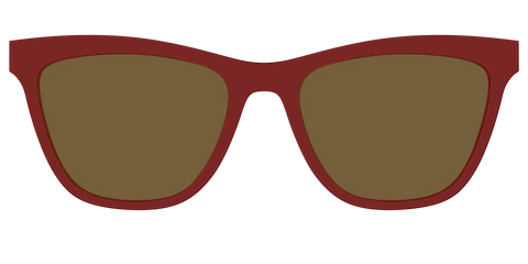 The Polarized Burgundy Sun Top