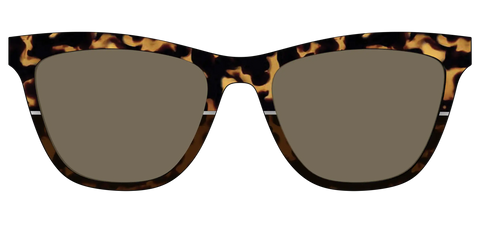 The Polarized Chic Tortoise Split Sun Top