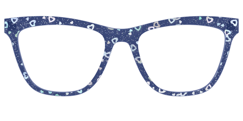 The Denim Heart Glitter Crystal