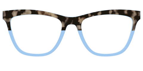 The Denim Tortoise Crystal Split