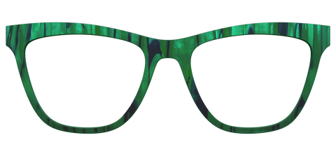 The Emerald Moire Stripes