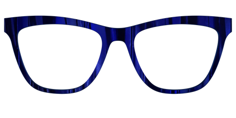The Indigo Moire Stripes