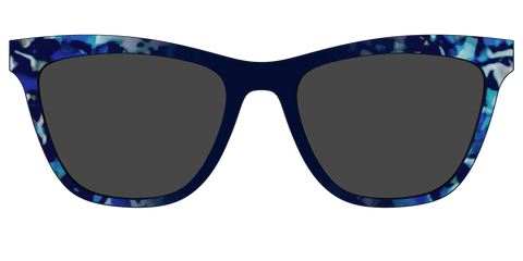 The Polarized Indigo Tortoise Sun Top