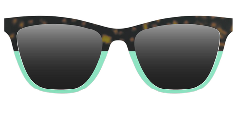 The Polarized Matcha Split Sun Top
