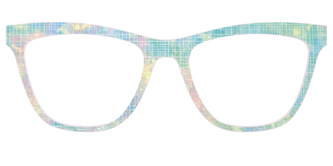 The Pastel Gradient with Holographic Hatching