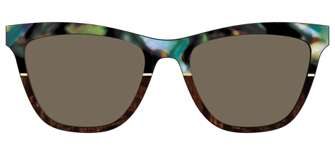 The Polarized Mirage Split with Gold Foil Sun Top