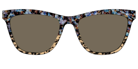 The Polarized Oasis Tortoise Split Sun Top