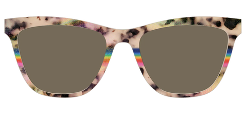 The Polarized Prism Split Tortoise Sun Top