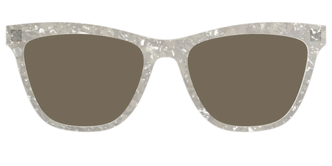The Polarized White Quartz Pearl Sun Top
