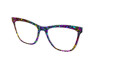 The Rainbow Splatter Black